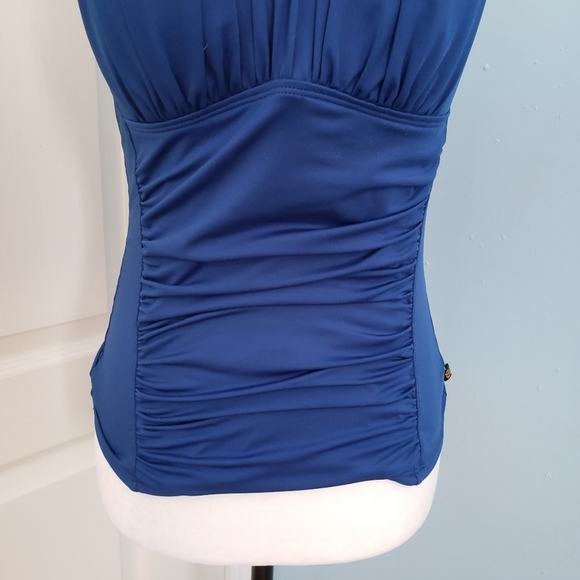 La Vie En Rose, Royal Blue Tankini - Picture 10 of 14